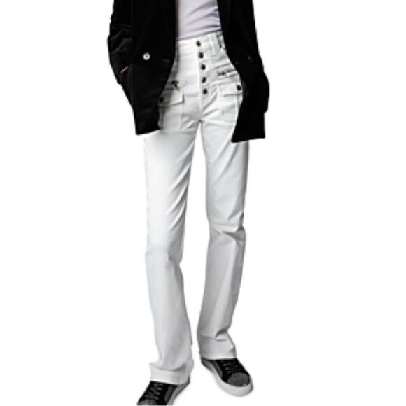 $248 Zadig & Voltaire Eyes Eco Jeans Size 29 New - Picture 2 of 15